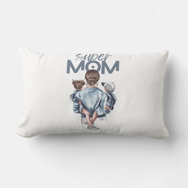 Almofada Lombar Pillow For Super Mom (Frente)