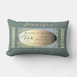 Almofada Lombar Pílula lombar do Casamento de Flor Selvagem Person