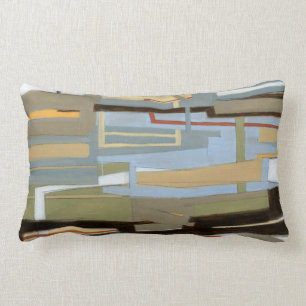 Almofada Lombar Pintura de expressão livre moderna por Norman Wyat