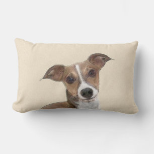Almofada Lombar Pintura em Greyhound Italiano - Arte de Cachorro O