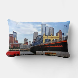 Almofada Lombar Pittsburgh PA - Trem pela ponte Smithfield St