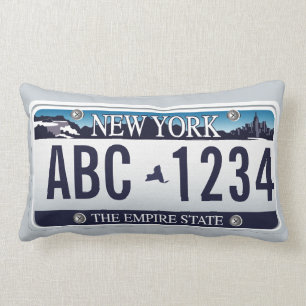 Almofada Lombar Placa de licença velha personalizada do veículo