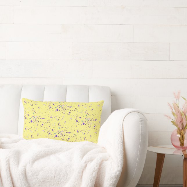 Almofada Lombar Placas para pintura roxa (Sofá)