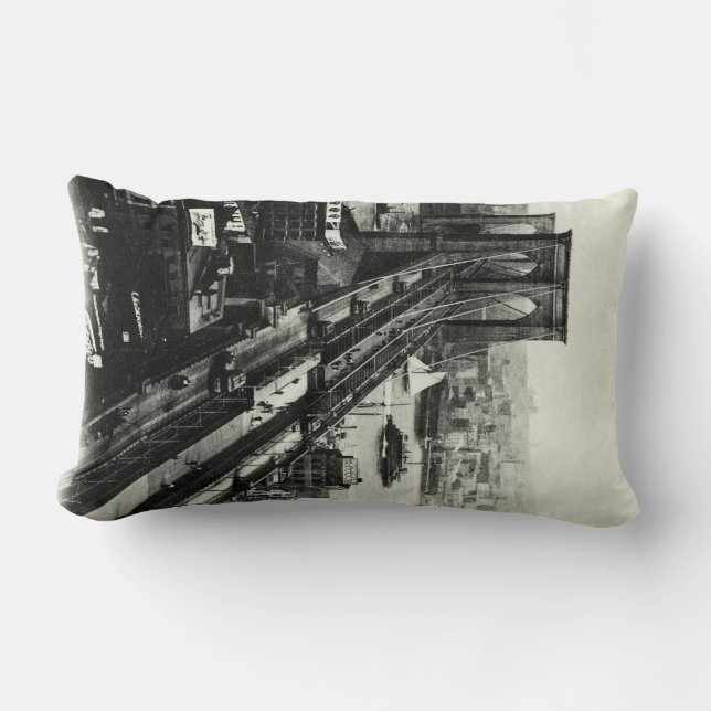 Almofada Lombar Ponte Brooklyn 1900 (Frente)
