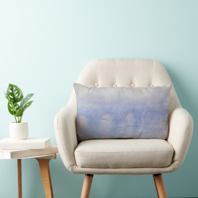 Almofada Lombar Ponte Waterloo, efeito úmido de Claude Monet (Cadeira)