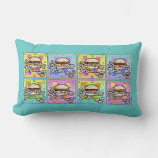 Almofada Lombar Pop Art HAMBURGER LUMBAR TRAVESSEIRO