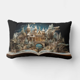 Almofada Lombar Pop do Castelo de Storybook de Natal