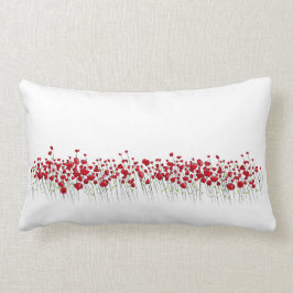 Almofada Lombar Poppies num Campo