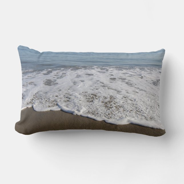 Almofada Lombar Praia/Areia/Ondas (Frente)