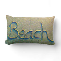 Praia da escrita da areia