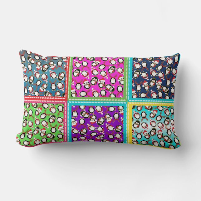 Almofada Lombar Precioso Pinguins Travesseiro lombar (Frente)