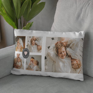 Almofada Lombar Presente de Foto Personalizada da Família de Colag