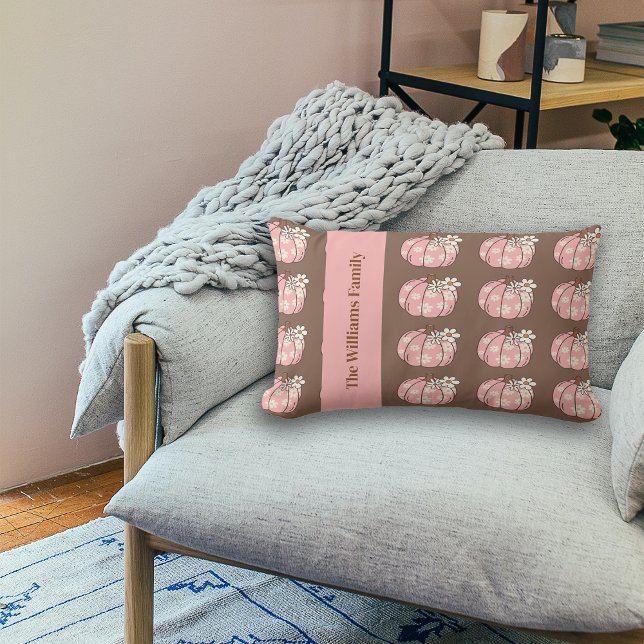Almofada Lombar Presentes de Ação de Graças da Colheita de Abóbora (Criador carregado)