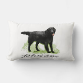 Almofada Lombar Presentes De Arte De Retriever De Revestimento Sim