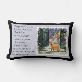 Almofada Lombar Presentes de Arte Norfolk Terrier
