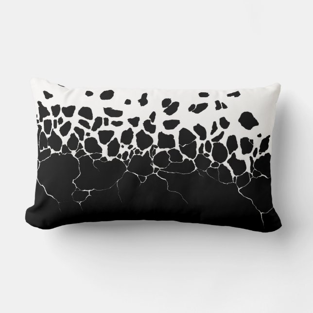 Almofada Lombar Preto e branco (Frente)