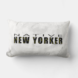 Almofada Lombar Preto nascido em Nova York