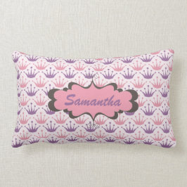 Almofada Lombar Princesa Coroa Personalized Descansar Coxim