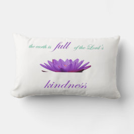 Almofada Lombar psalm 33 doçura roxa