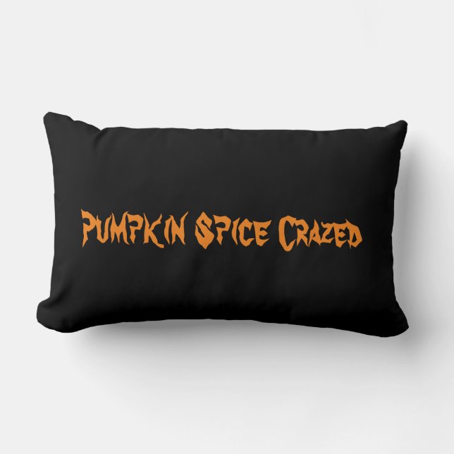 Almofada Lombar Pumpkin Spice Louca (Frente)