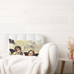 Almofada Lombar Putti, Detalhe da Madonna Sistina,