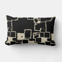 Quadrados de Taupe Pretos e Vintage