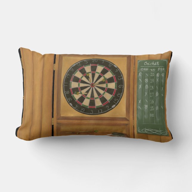 Almofada Lombar Quadro de Doces com Pontuação de Críquete (Frente)