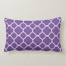 Quatrefoil Purple Decor Branco Natal 2020