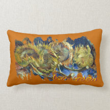 Quatro girassóis cortados por Van Gogh