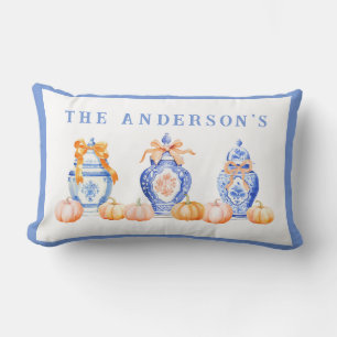 Almofada Lombar Queda Chumpkin Chinoiserie Ginger Jar