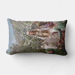 Almofada Lombar Queen Guinevere's Maying (by John Collier)