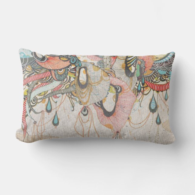 Almofada Lombar Rabiscar a Língua da Luz (Frente)