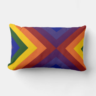 Almofada Lombar Rainbow Chevrons