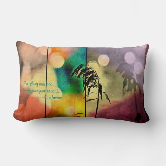 Almofada Lombar Rainbow Grass Drama (Frente)