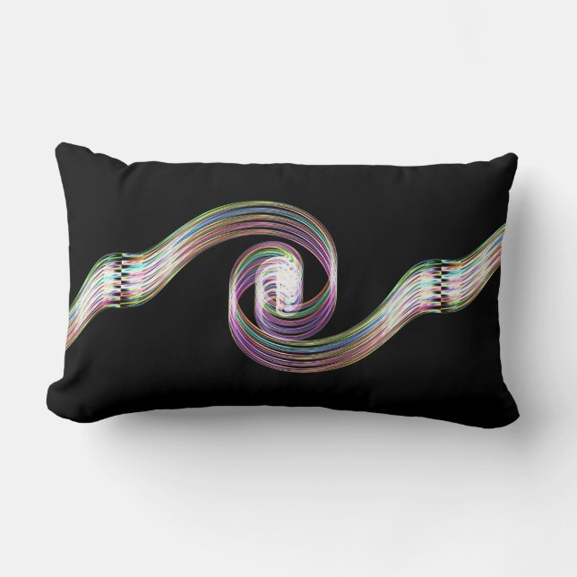 Almofada Lombar Rainbow Taffy Candy (Frente)