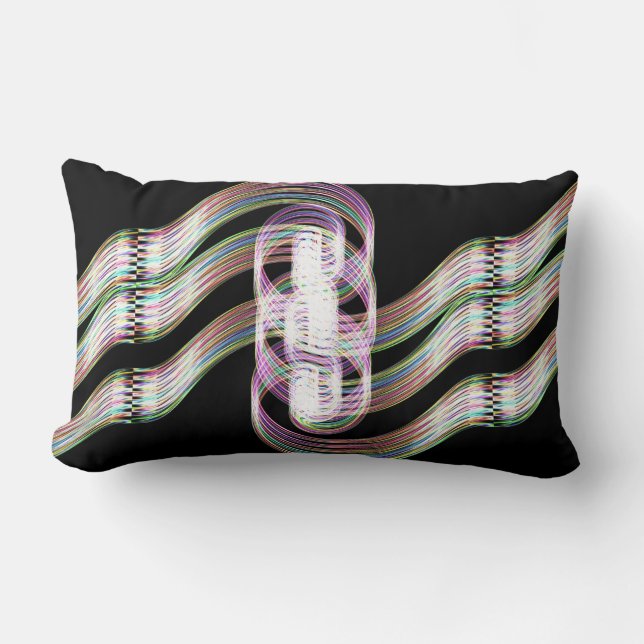 Almofada Lombar Rainbow Taffy Candy Dois (Frente)