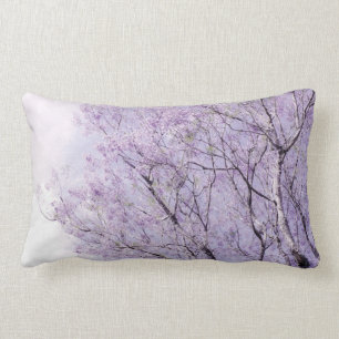 Almofada Lombar Ramos florais da lavanda macia