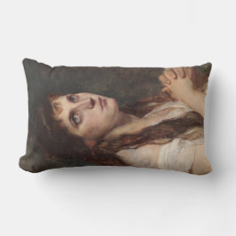 Almofada Lombar Rapariga Elegante com Mãos Dobradas (Arte Vintage)