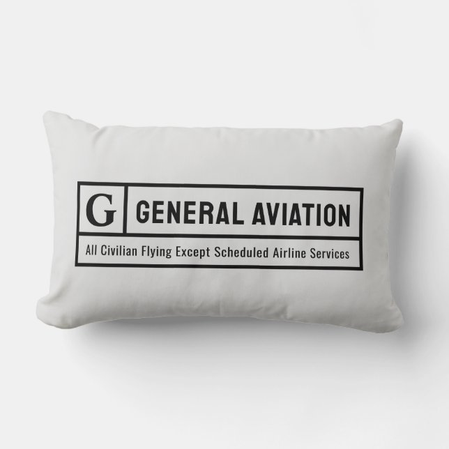 Almofada Lombar Rated G General Aviation Lumbar Pillow (Frente)