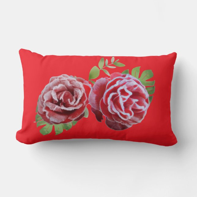 Almofada Lombar red flower pillow (Frente)