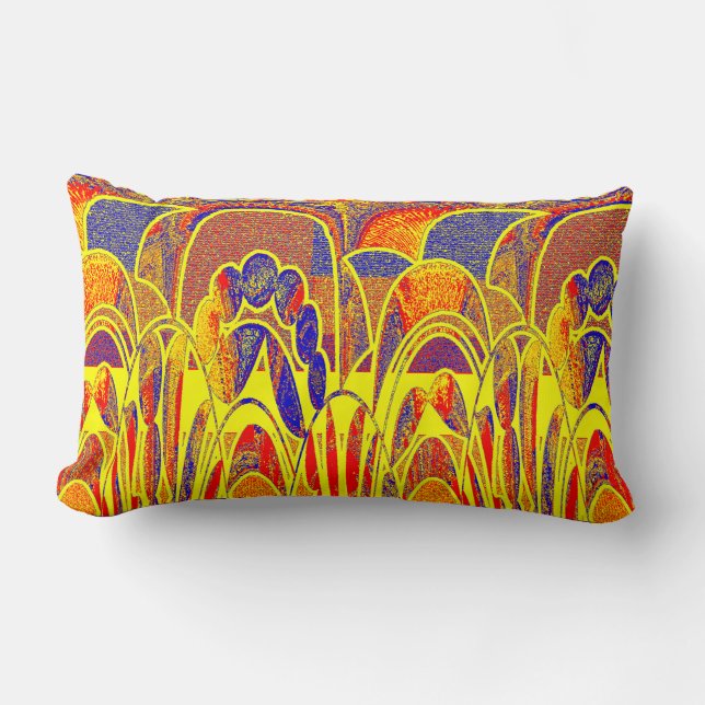 Almofada Lombar Redman4u2 Geometric Graphic Motif–2026 Trend  (Frente)