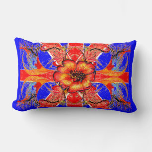 Almofada Lombar Regra Britannia Elegant Floral Fantasy