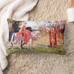 Almofada Lombar Rei Arthur Knight No Quarto do Cavalo