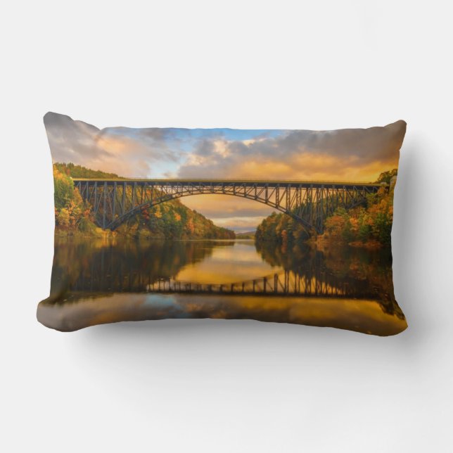 Almofada Lombar Rei francês Ponte na queda (Frente)