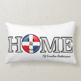 Almofada Lombar República Dominicana Sorrindo Bandeira
