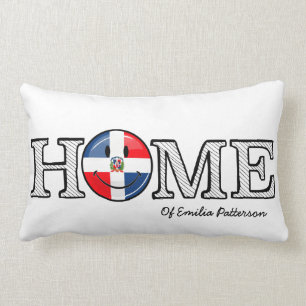 Almofada Lombar República Dominicana Sorrindo Bandeira