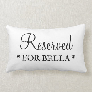 Almofada Lombar Reservado Personalizado para o gato adiciona o nom