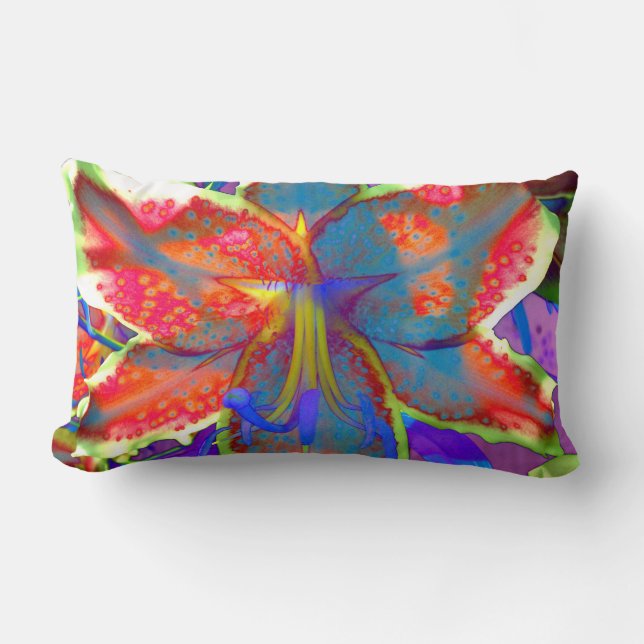 Almofada Lombar Retro Lily (Frente)