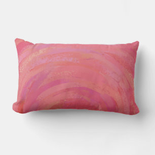 Almofada Lombar Rocha cor-de-rosa salmão