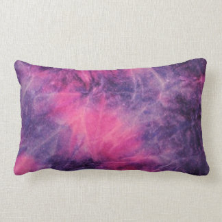 Almofada Lombar Rosa e travesseiro decorativo roxo da tintura do